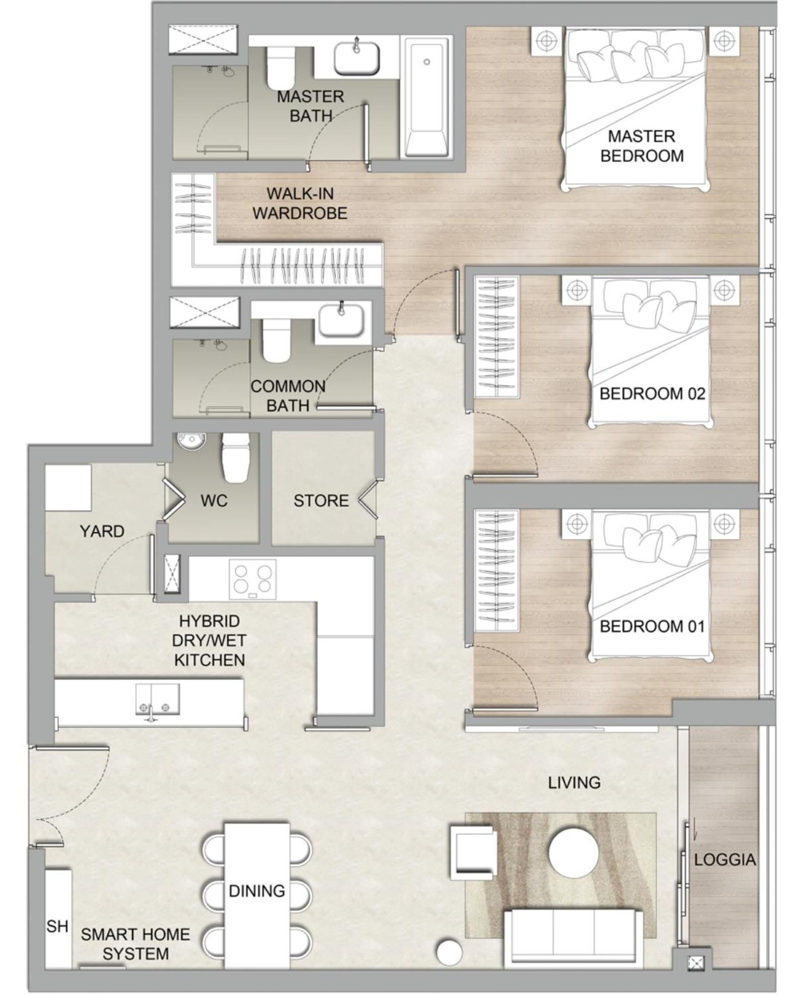 The Marq Three Bedroom- Free Tour Package 29b Nguyen Dinh Chieu St *